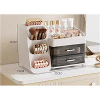 Makeup Organizer with Drawers Large Cosmetic Skincare Jewelry Perfume Storage Box for Home Countertop Vanity Bathroom Bedroom