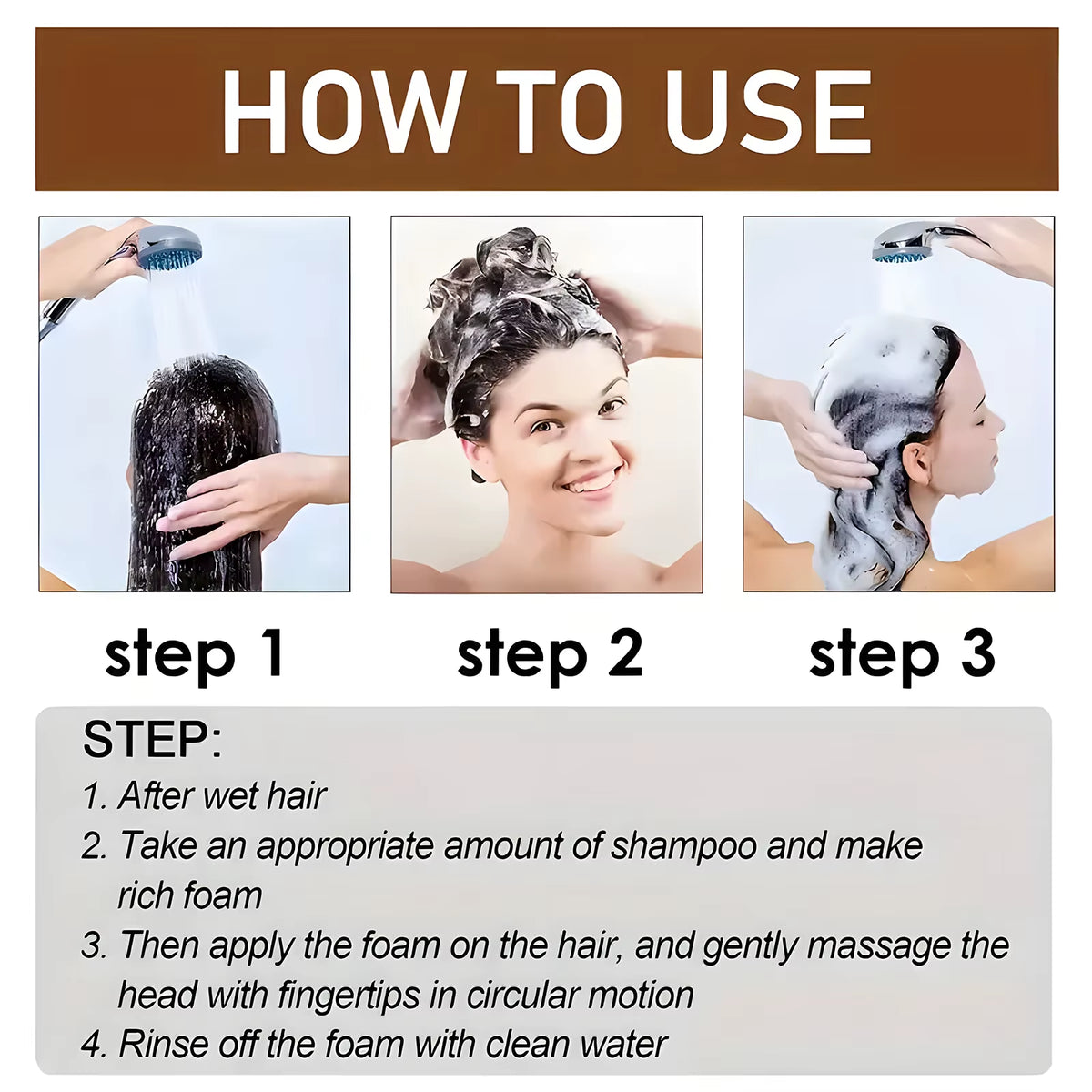 Biotin Hair Growth Shampoo Anti-Hair Loss Treatment for Men and Women Rapid Thickening and Re-Oil Beauty Health